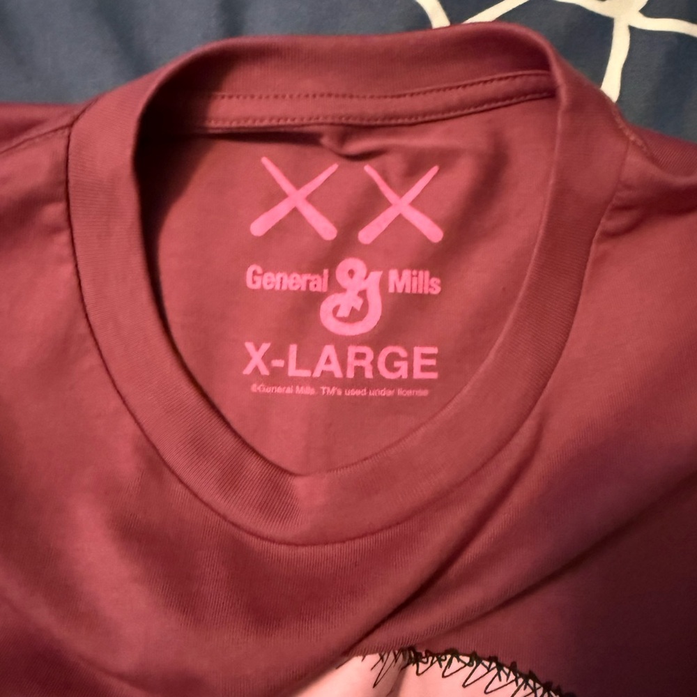 KAWS X General Mills Franken Berry T-Shirt, XL, NEW - Picture 3 of 3